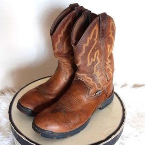 Justin Leather Cowgirl Boots
